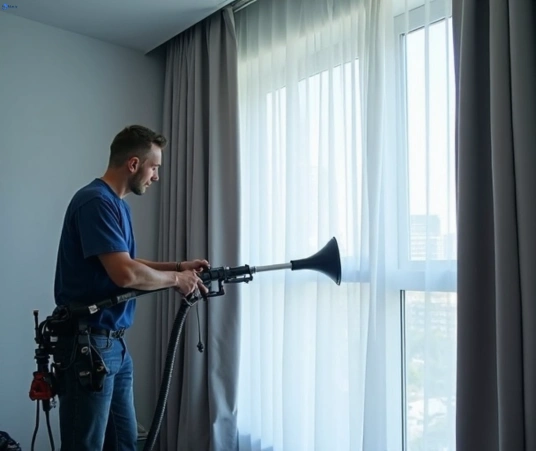 Professional residential curtain cleaning process equipment Matty Curtain Cleaning bell-post-hill-vic